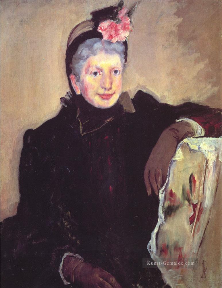 Porträt von eine ältere Dame Mütter Kinder Mary Cassatt Ölgemälde